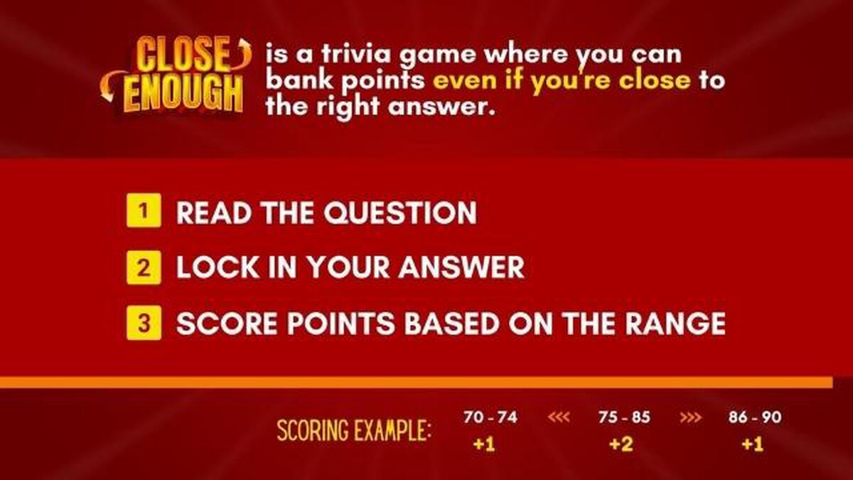Close Enough image number null